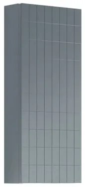 Pensile bagno Pixel laccato opaco indaco, 1 anta apertura da sinistra P 17 x L 30 x H 80 cm