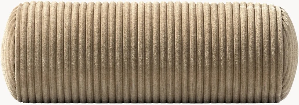 Cuscino per divano in velluto a coste Vetsak, Ø 16 x L 40 cm