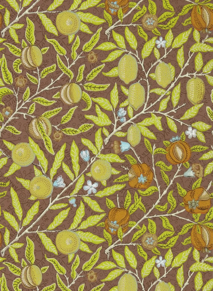 Morris & Co Tapete Fruit - Chocolate