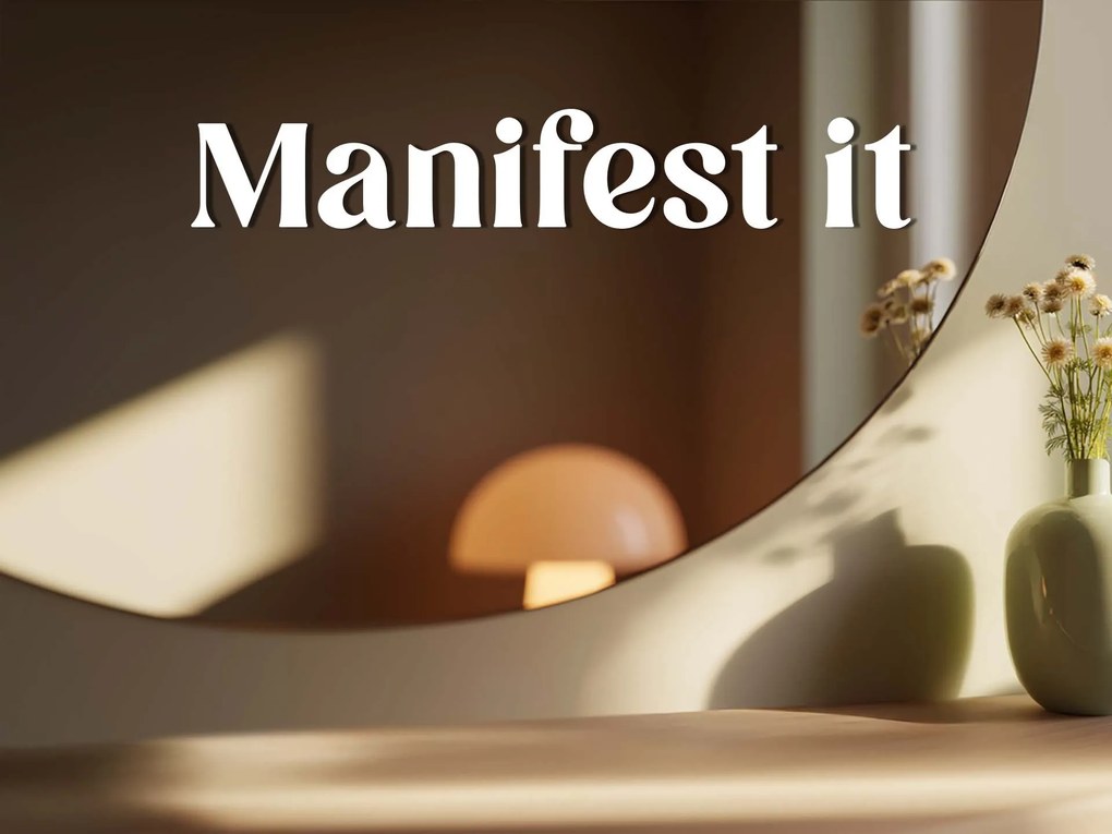 Adesivo per specchio S4 – Manifest it