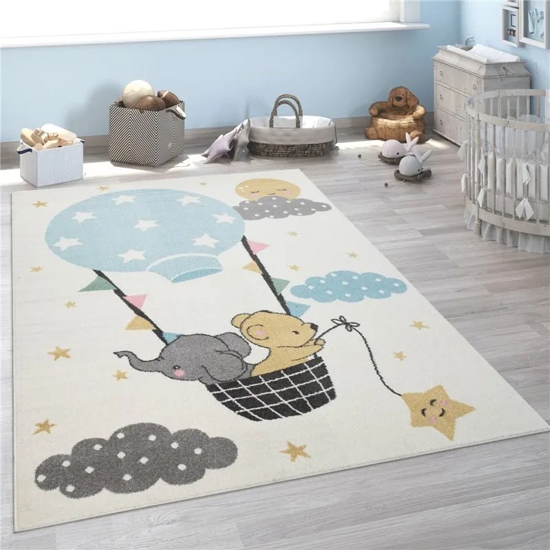 Tappeto per Bambini Pelo Corto Elephant  Colore Unico, Dimensioni cm 80x150