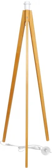 Lampada con piedistallo HELEN 1xE27/15W/230V color crema/oro/quercia