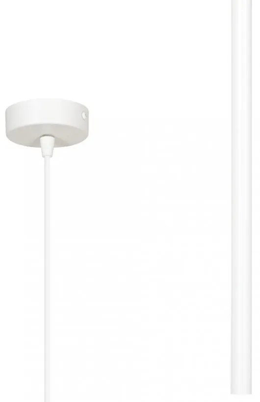 Lampada a Sospensione SELTER 1 BLACK, WHITE e GOLD Colore del corpo Bianco