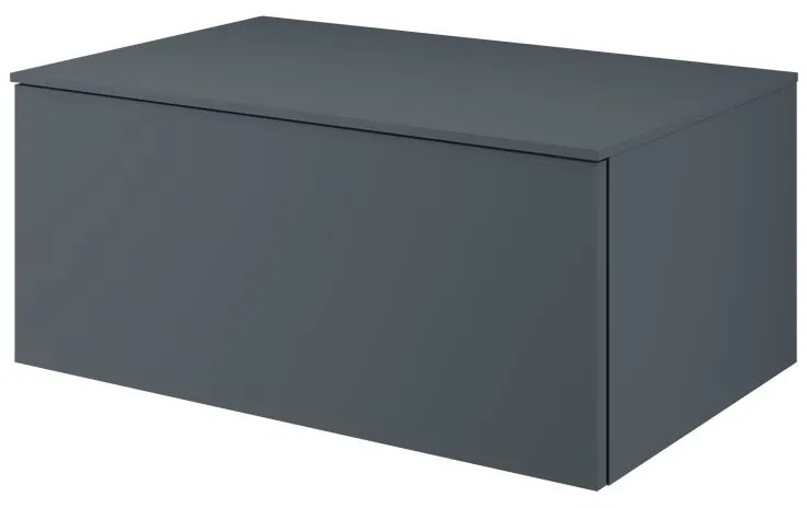 Mobile da bagno sotto lavabo Neo  laccato lucido L 75 x H 33 x P 48 cm 1 cassetto, lavabo non incluso