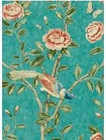 Sanderson Tapete Andhara - Teal/ Tumeric