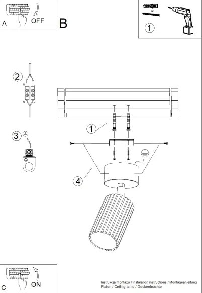 Brilagi - Faretto CRESTO 1xGU10/10W/230V turchese