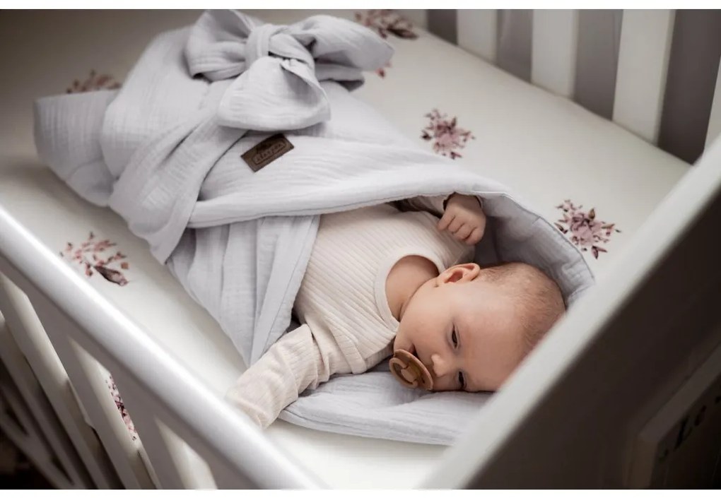 Coperta Avvolgente in mussola Sleepee Rose