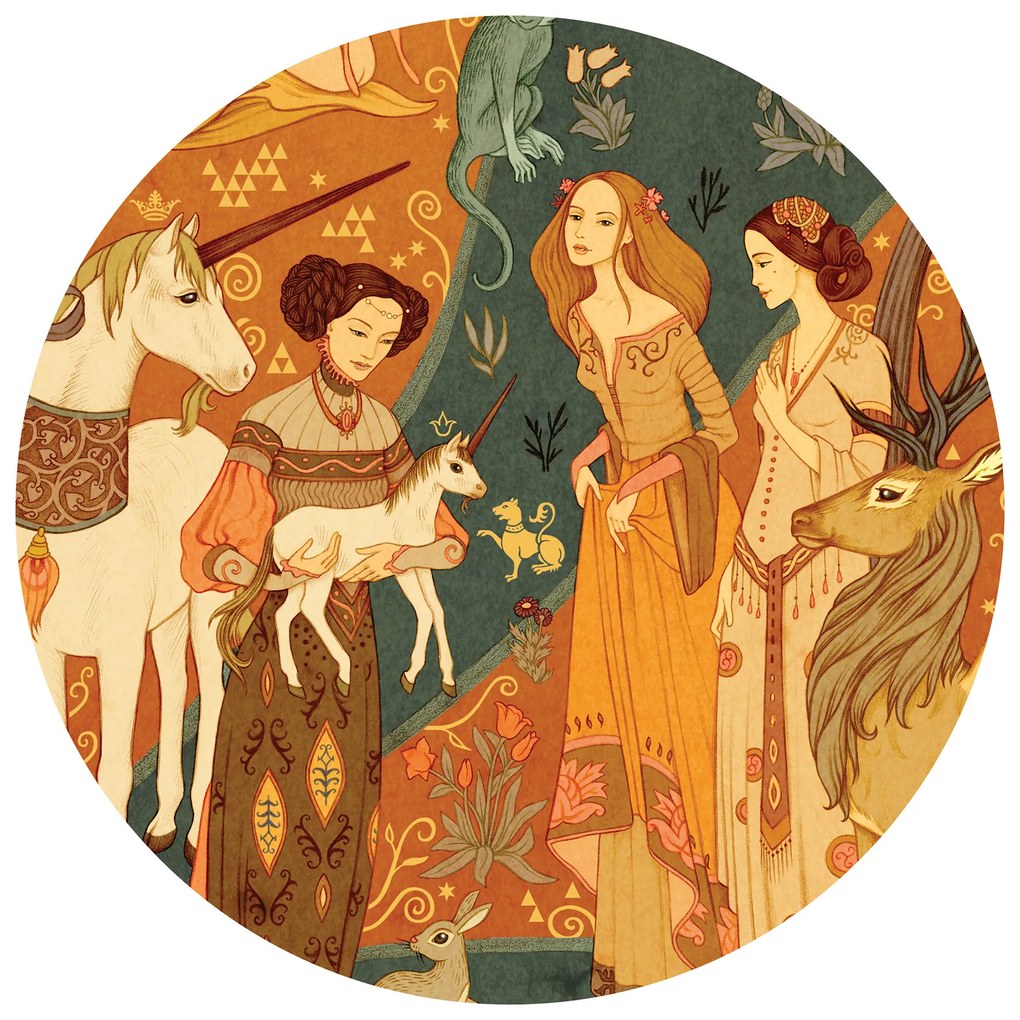 Puzzle - giardino degli unicorni - 500 pezzi