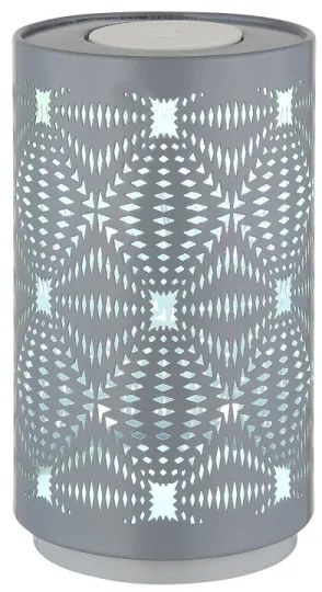 Globo 21018G - Lampada da tavolo LED RGB AMIYAH LED/1W/5V 500 mAh grigia