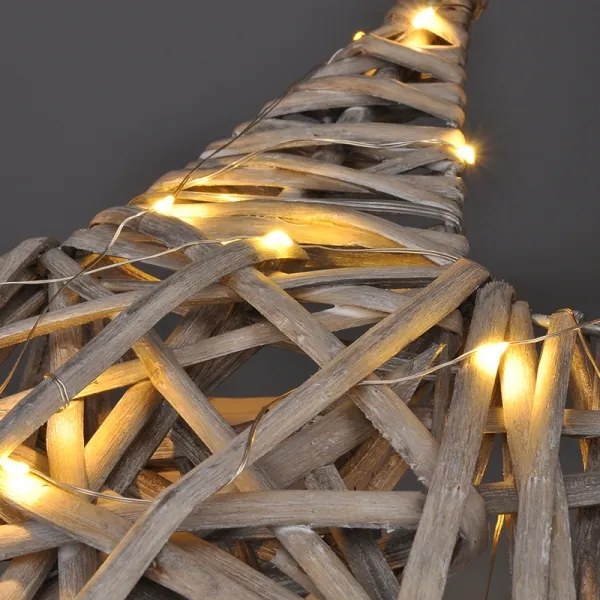 Solight 1V246 - Decorazione natalizia LED LED/2xrattan AA