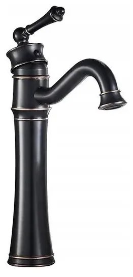 REA-B0227 - Miscelatore per lavabo VINTAGE OLD 31 cm nero