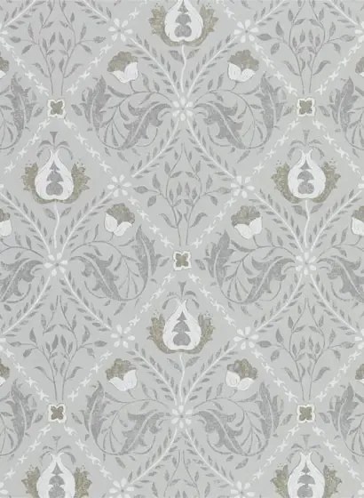 Morris & Co Carta da parati Pure Trellis - Lightish Grey