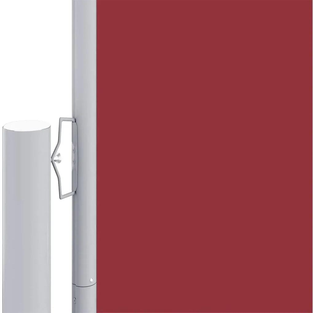 Tenda da Sole Laterale Retrattile Rossa 180x1200 cm
