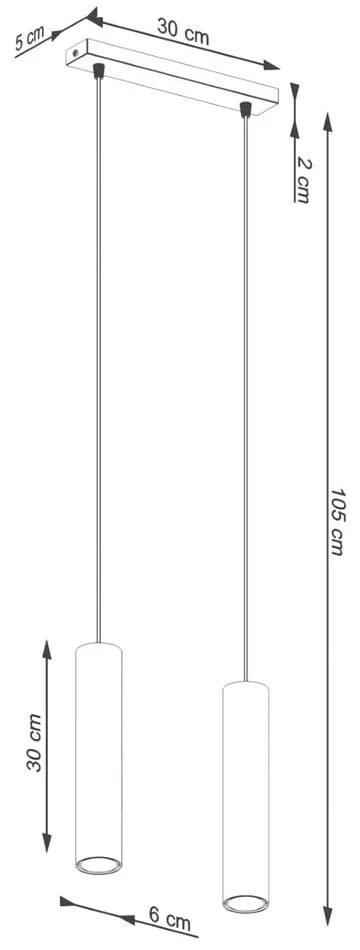 Lampadario color crema Castro – Sollux