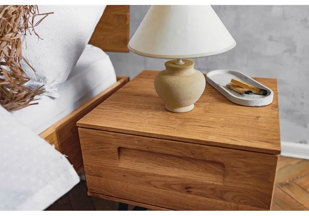 Comodino in legno di quercia Golo - The Beds