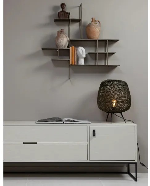 Lampada da tavolo MOZA 1xE27/60W/230V bambù verde