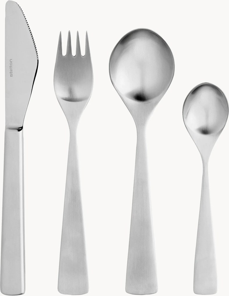 Set di 24 posate in acciaio inossidabile Maya, 6 persone