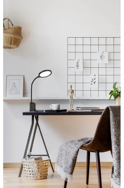 Eglo 900528 - Lampada da tavolo LED dimmerabile BROLINI LED/2,1W/5V 1500 mAh nero