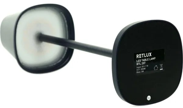 Retlux - LED Lampada da tavolo ricaricabile dimmerabile LED/3W/1800 mAh blu scuro