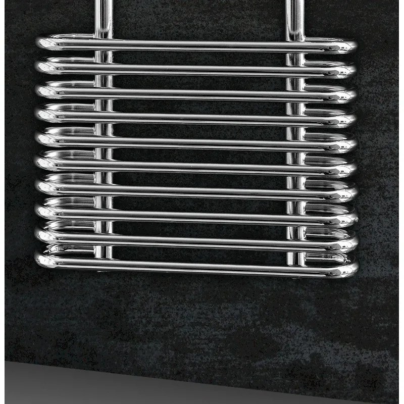 Kamalu - Scaldabagno Termoarredo 500x900mm cromato modello Kam-380