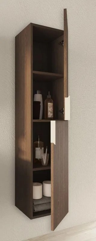 Colonna per mobile bagno Paris BADEN HAUS 2 ante P 32 x L 35 x H 150 cm frassino scuro