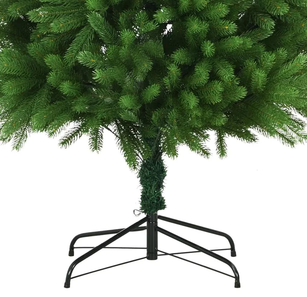 Albero di Natale Preilluminato con Palline 240 cm Verde