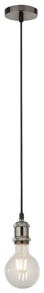 Searchlight 7461SS - Lampada a sospensione su cavo 1xE27/60W/230V finitura argento