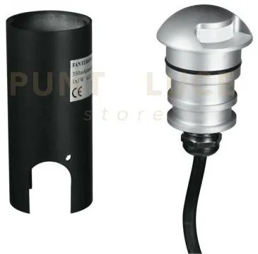 Segnapassi a incasso calpestabile led step silver dc24v 2w 170lm 40...