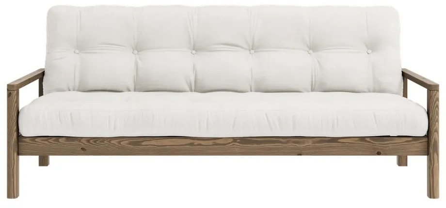Divano letto crema 205 cm Knob - Karup Design