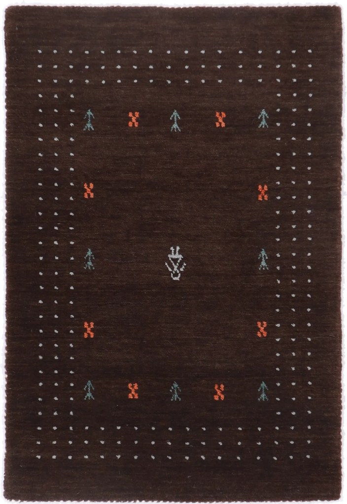 Tappeto orientale 90 x 60 (Indian) Annodato A Mano