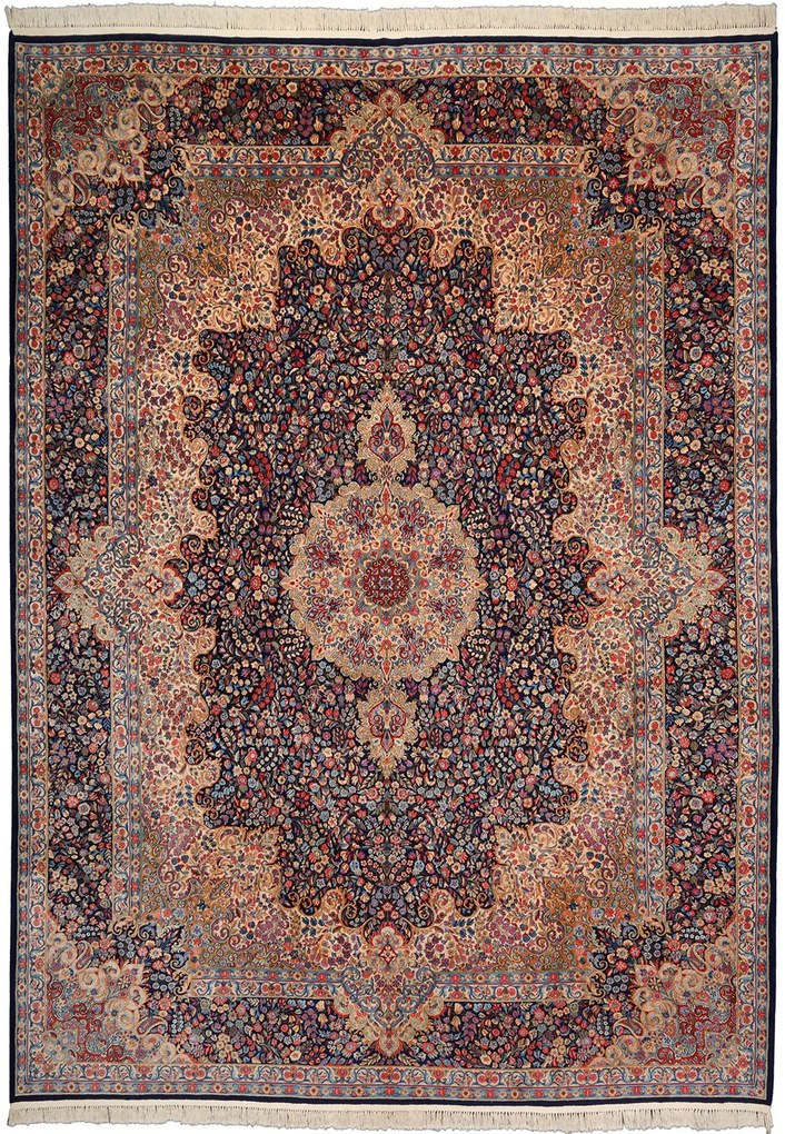 Kerman Tappeto 300 x 420 Rosa (Iran) Annodato A Mano