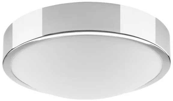 Plafoniera JONAS 1xE27/60W/230V diametro 26 cm cromo lucido