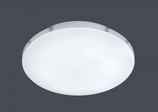 Plafoniera led bagno con bordo cromo apart 659412406