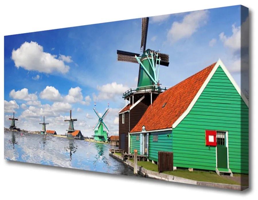 Quadro su tela Architettura della casa 100x50 cm