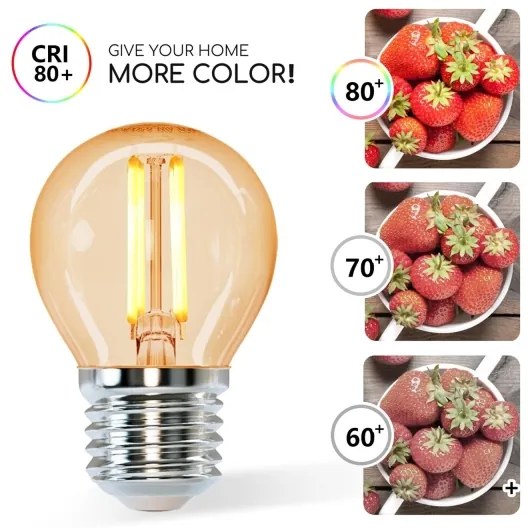 Lampadina LED G45 E27/4W/230V 2200K - Aigostar