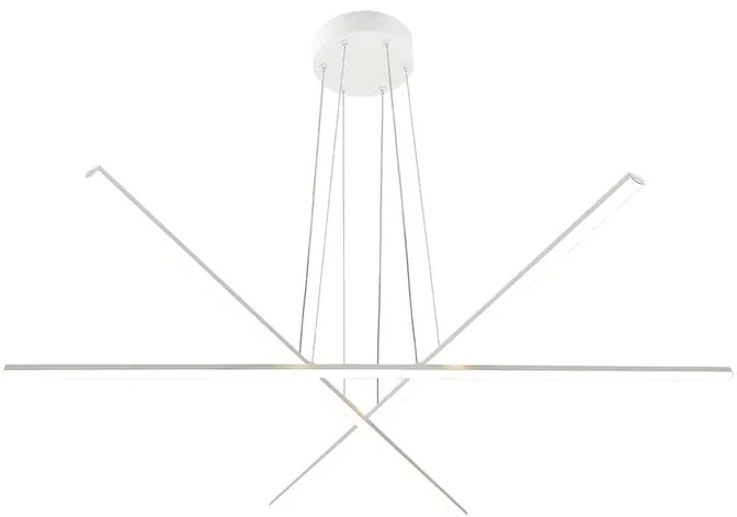 Lampadario LED design MIKADO bianco Ø100cm, luce con 3 temperature di colore 4500 lumen