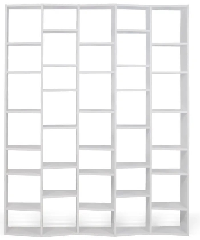 Libreria bianca 182x224 cm Valsa – TemaHome