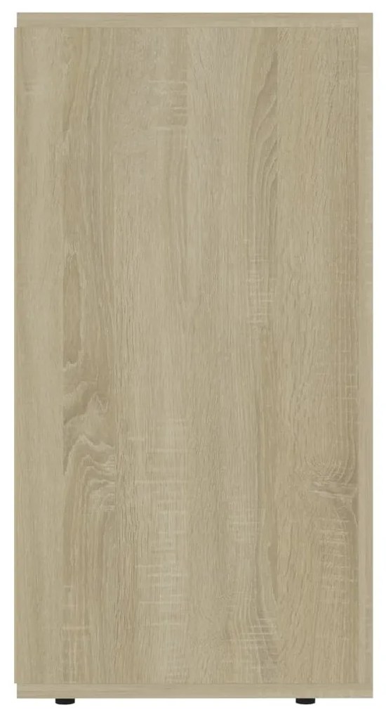 Credenza Rovere Sonoma 120x36x69 cm in Legno Multistrato