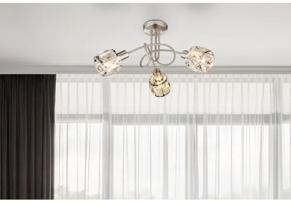 Globo 54356-3 - Lampadario a plafone KRIS 3xE14/40W/230V