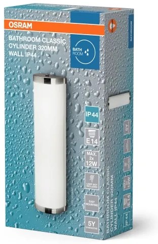 Osram - Applique da bagno BATHROOM CLASSIC 2xE14/12W/230V IP44