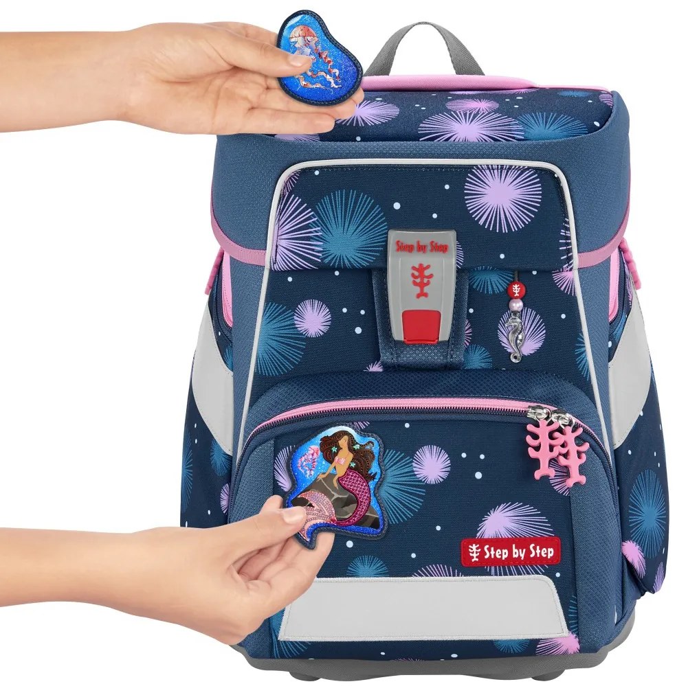 Zaino scuola SPACE - set 5 pezzi, Step by Step Mermaid Delia