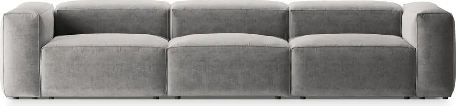 Divano grigio chiaro 364 cm Bergamo – Cosmopolitan Design