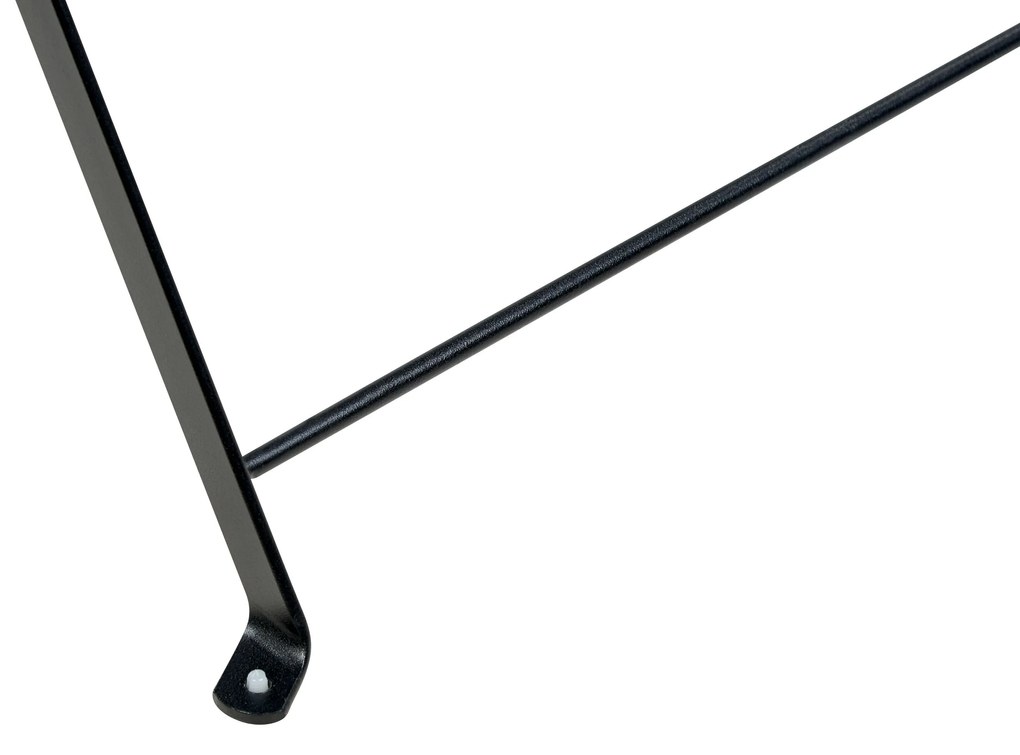Set da balcone acciaio nero FIORI Beliani