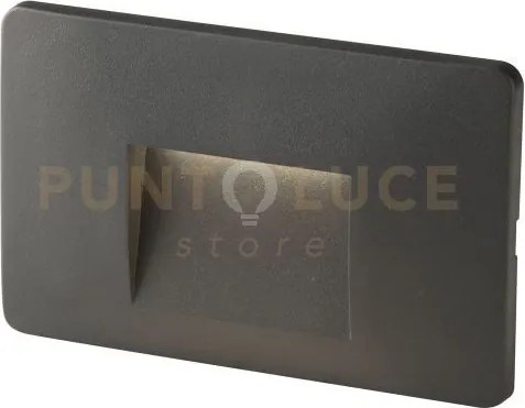 Segnapassi a incasso led breen antracite 3w 300lm cct 3000k / 4000k...