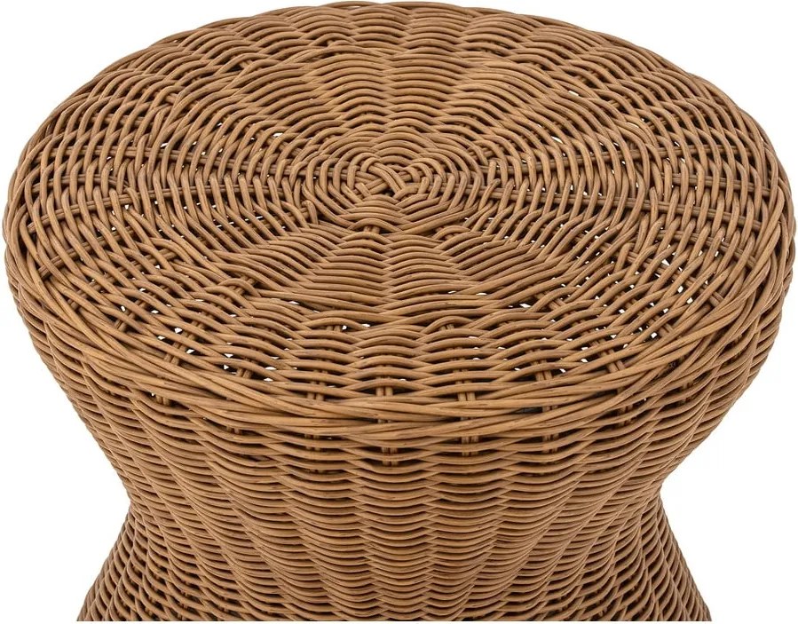 Tavolo da giardino rotondo in rattan artificiale ø 53 cm Roccas - Bloomingville
