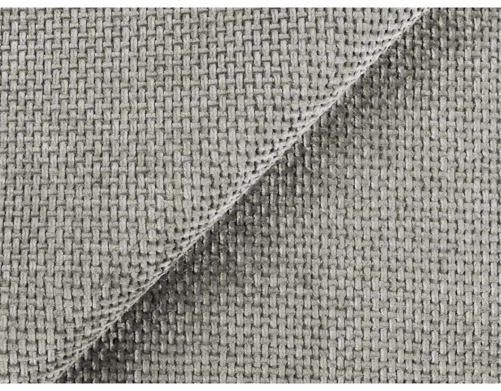 Letto matrimoniale imbottito grigio chiaro con contenitore e rete inclusi 160x200 cm Keoni – Makamii