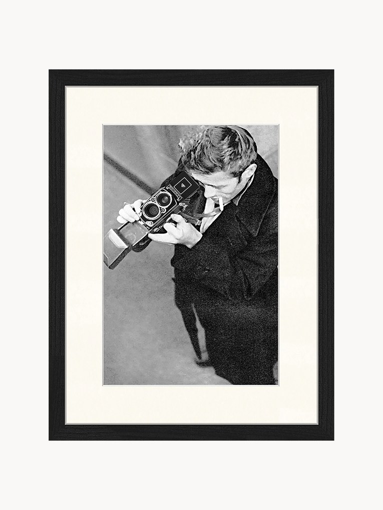 Foto incorniciata James Dean with Camera