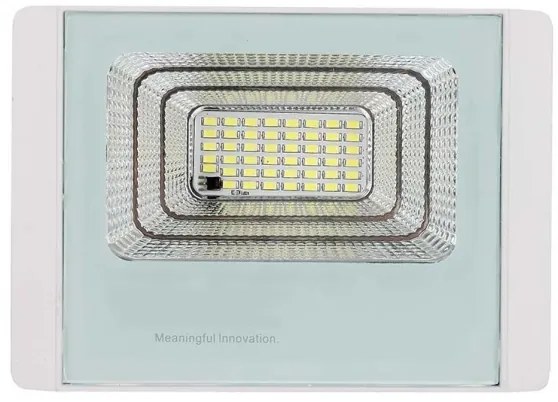 Faro solare LED esterno 20W 3,2V IP65 6400K con telecomando