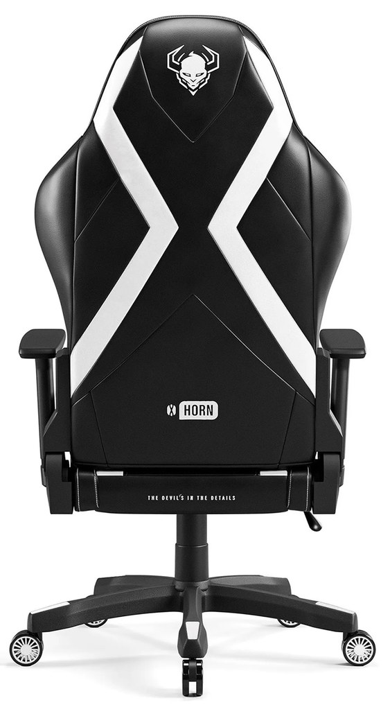 Sedia da gaming Diablo X-Horn 2.0 King Size: Nero-Bianco