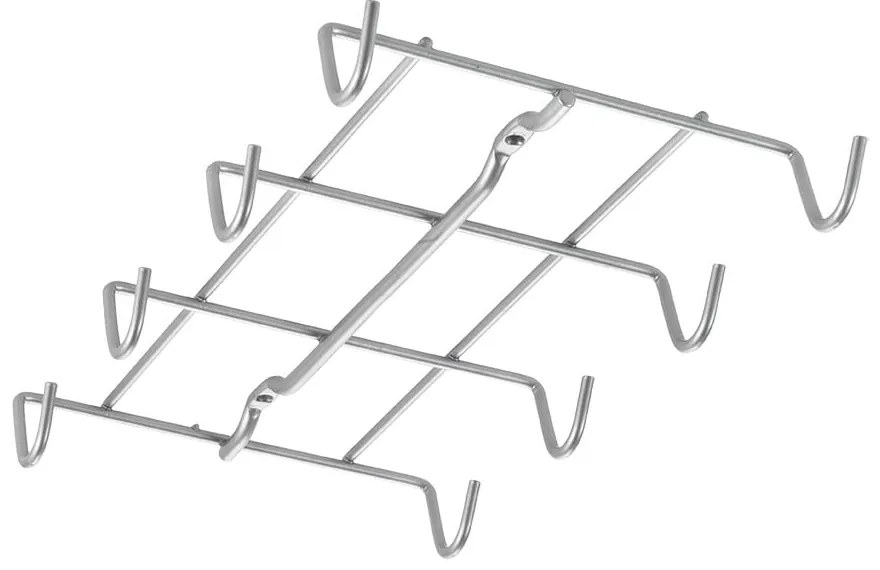 Portabicchieri a parete in acciaio inox Octo-Mug - Metaltex